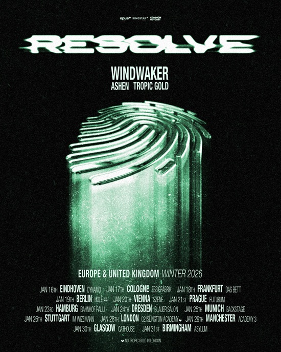 Resolve 2026 European tour poster