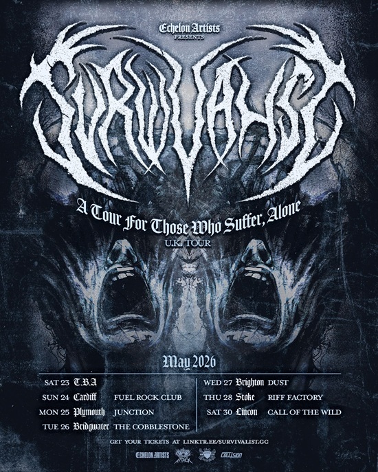 Survivalist May 2026 tour poster