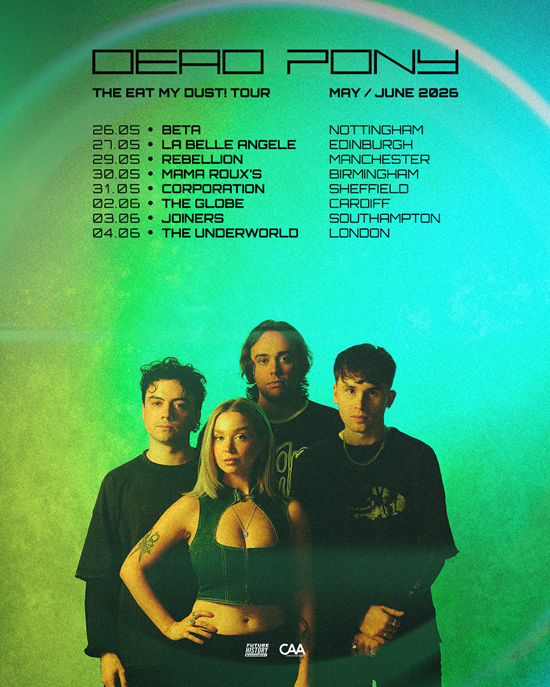 Dead Pony 2026 tour poster