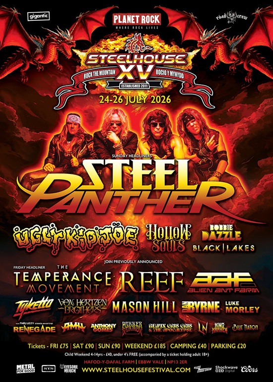Updated Steelhouse 2026 poster