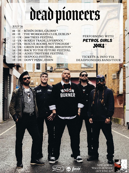Dead Pioneers 2026 tour poster