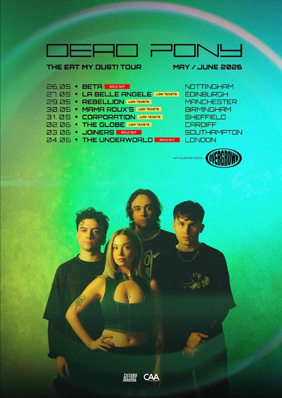 Dead Pony 2026 tour poster