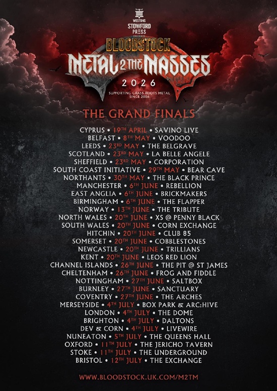 Poster for Bloodstock Metal 2 The Masses finals 2026