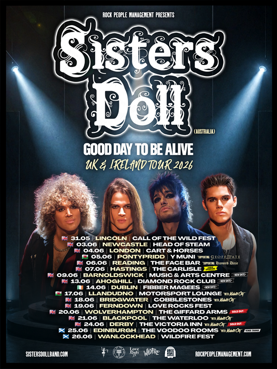 Poster for Sister Doll 2026 UK and Ireland tour