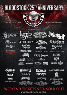 Updated Bloodstock 2026 poster
