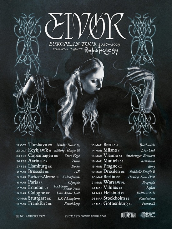 Eivør 2027 tour poster