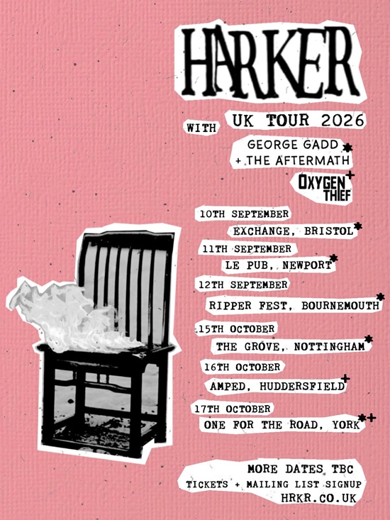 Harker tour poster