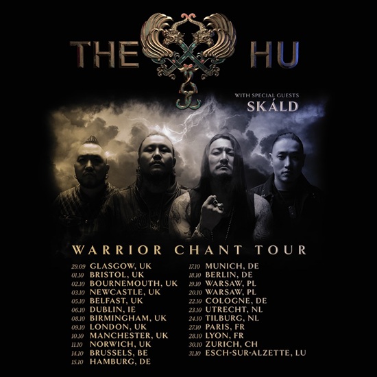 The HU 2026 Warrior Spirit tour poster