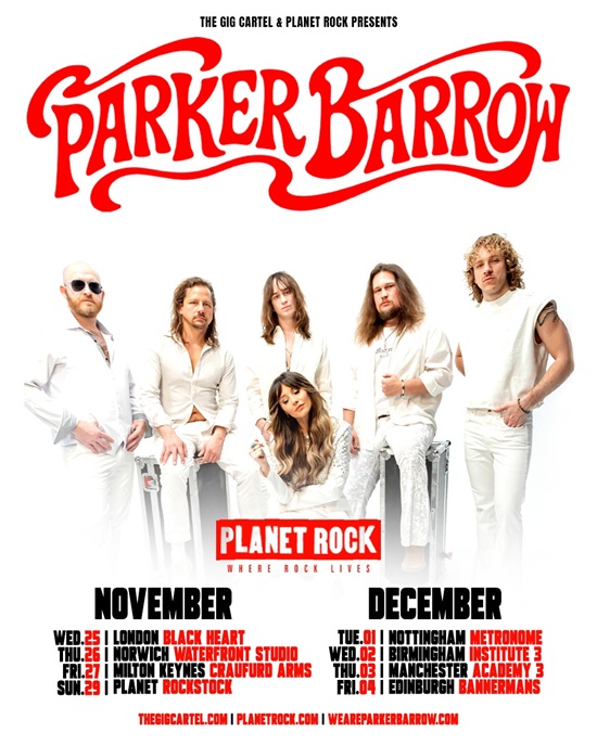 Parker Barrow tour poster
