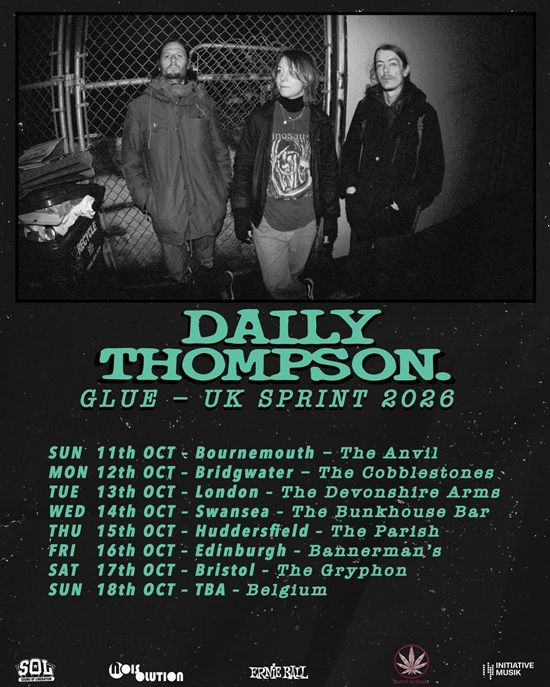 Daily Thompson 2026 UK tour poster