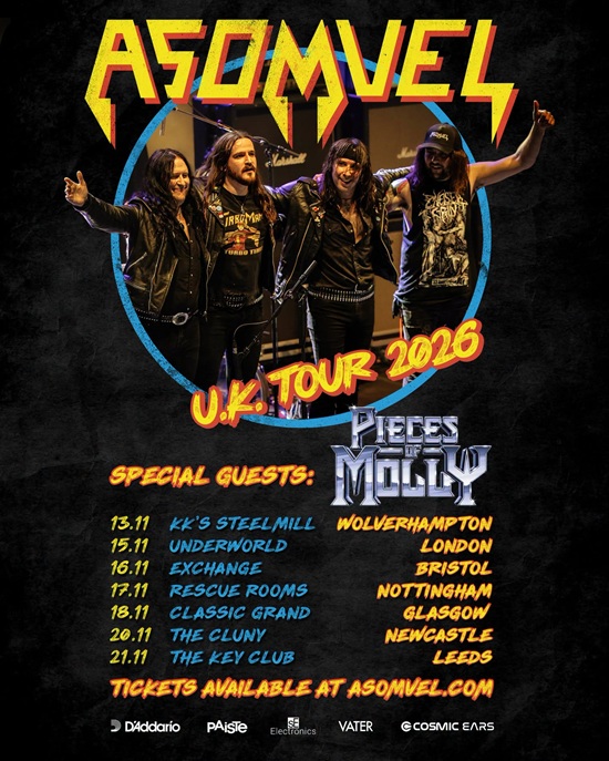 Asomvel 2026 tour poster