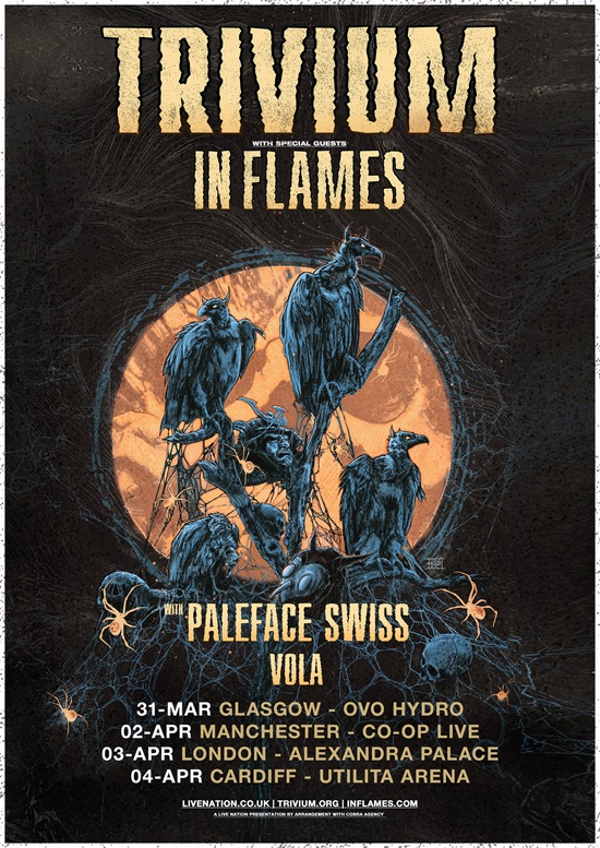 Trivium 2027 tour poster